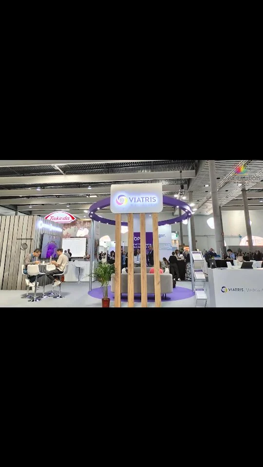 From vision to reality! 💡
What began as intricate 3D design mock-ups for the Viatris booth at the EULAR 2025 Congress transformed into a stunning on-site installation, every detail crafted with precision and passion. 
Proud to see our concepts come alive for this prestigious event.

#EULAR2025 #FromDesignToReality #3DDesign #CreativeExecution #OnSiteMagic #DesignProcess #ArchitecturalDesign #VisualisationToExecution #ProjectJourney #ConceptToCreation #DesignInAction #EventDesign #ExhibitionBuild